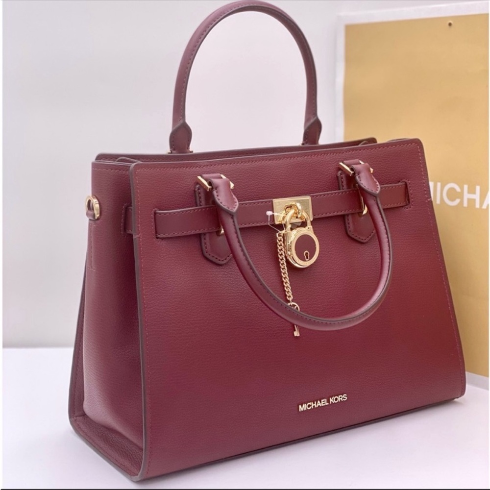 Michael Kors Hamilton Meidum
Satchel Shoulder Crossbody Bag
Merlot - Picture 2 of 15